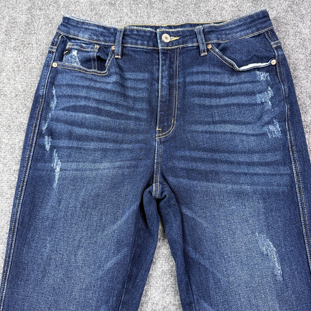 Kancan Womens Flare Jeans Size 11/29 Luke High Rise Stretch Distressed Denim - Picture 7 of 16